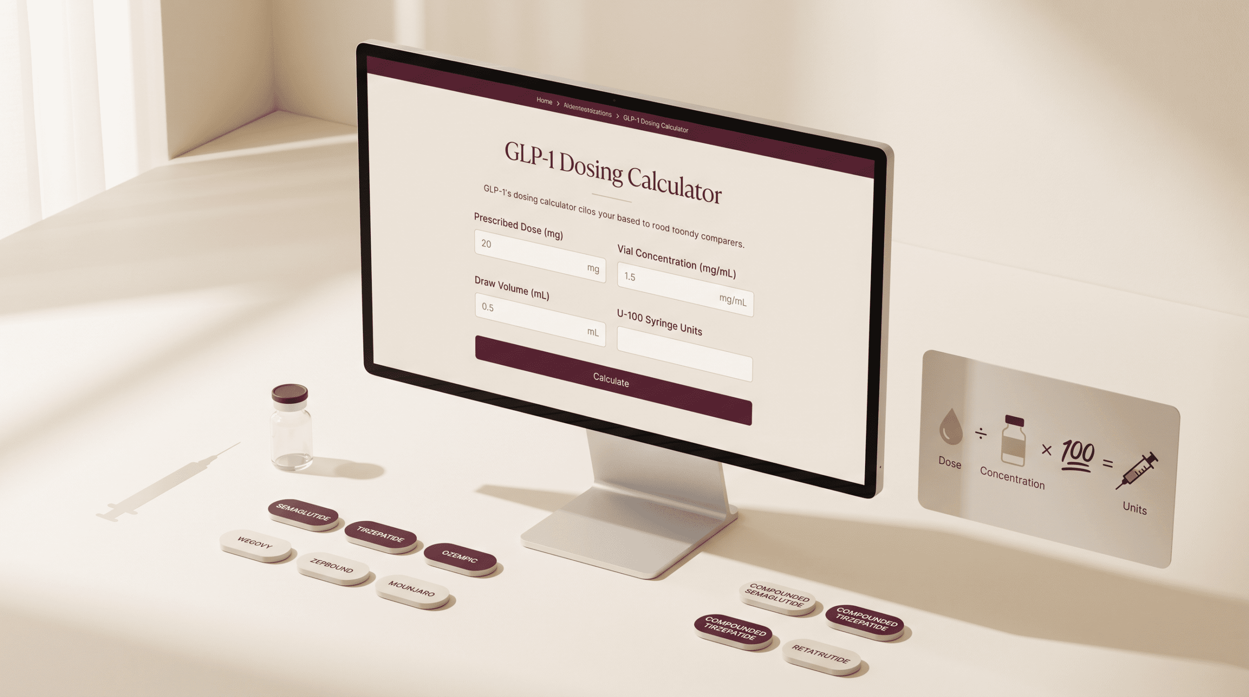 GLP-1 Dosing Calculator